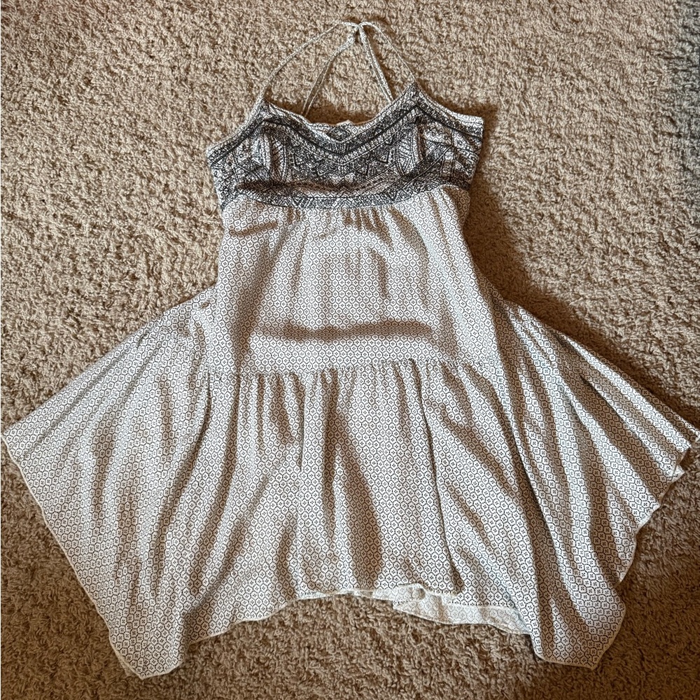 American Eagle Black and White Patterned Dress- size M